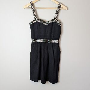 NWT Charlotte Russe Black Tweed Dress Size Small